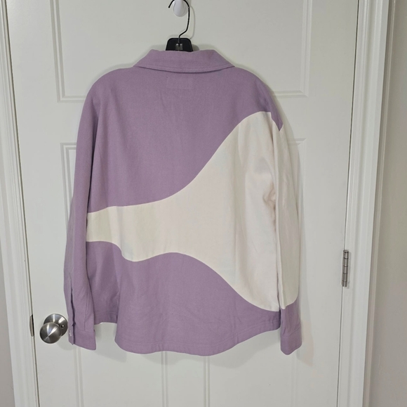 Wondery Arriva Purple Button Up Shirt Jacket Women's Small Outdoor - Picture 5 of 11